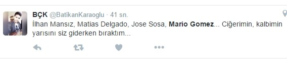 Mario Gomez'e yazılmış en iyi 20 veda tweet'i 20