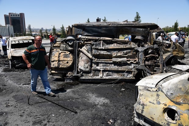 Darbe girişimi Cumhurbaşkanlığı Sarayı'na böyle zarar verdi 3