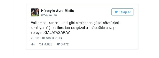 İşte eski İstanbul Valisi Mutlu'nun olay tweetleri 12