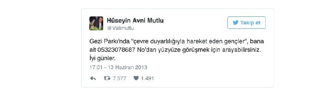 İşte eski İstanbul Valisi Mutlu'nun olay tweetleri 17