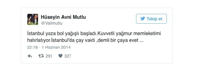 İşte eski İstanbul Valisi Mutlu'nun olay tweetleri 27