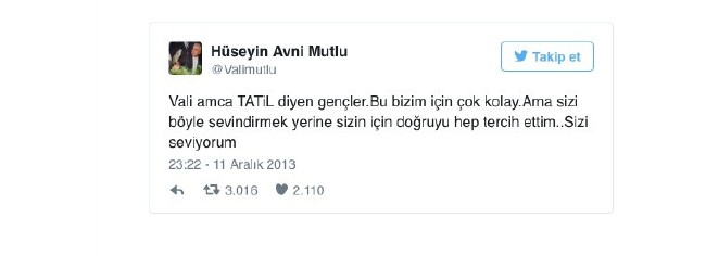 İşte eski İstanbul Valisi Mutlu'nun olay tweetleri 9