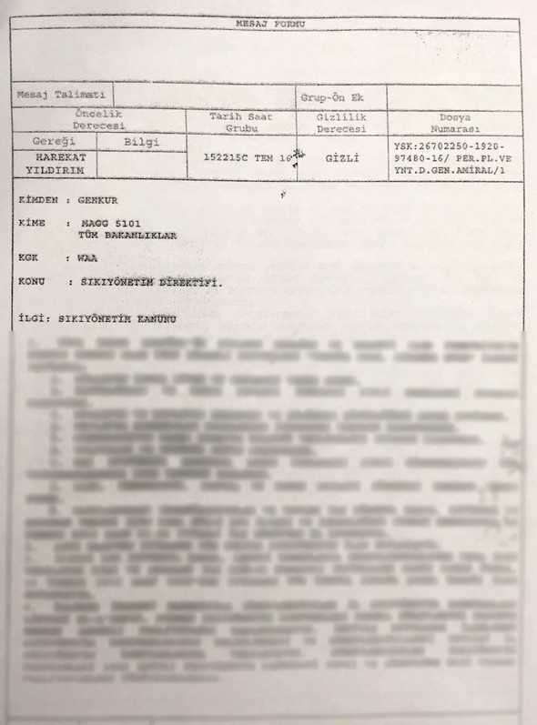 İşte darbecilerin sıkı yönetim direktifleri 2