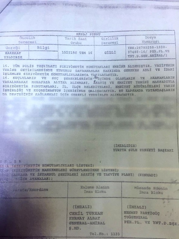 İşte darbecilerin sıkı yönetim direktifleri 4