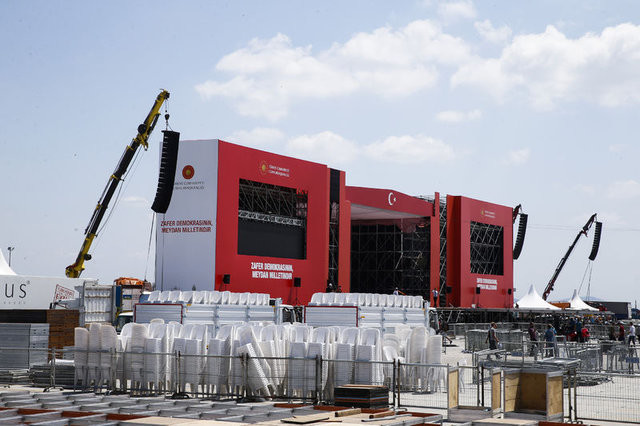 Yenikapı'da hazırlıklar tam gaz sürüyor 15