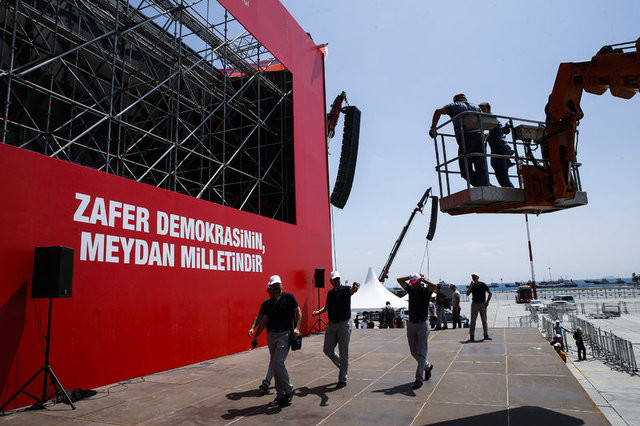 Yenikapı'da hazırlıklar tam gaz sürüyor 19