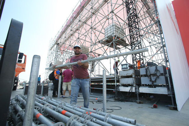 Yenikapı'da hazırlıklar tam gaz sürüyor 3