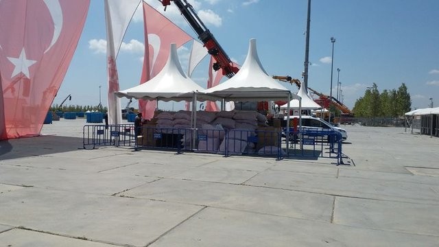 Yenikapı'da hazırlıklar tam gaz sürüyor 6