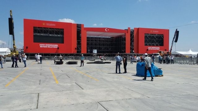 Yenikapı'da hazırlıklar tam gaz sürüyor 7