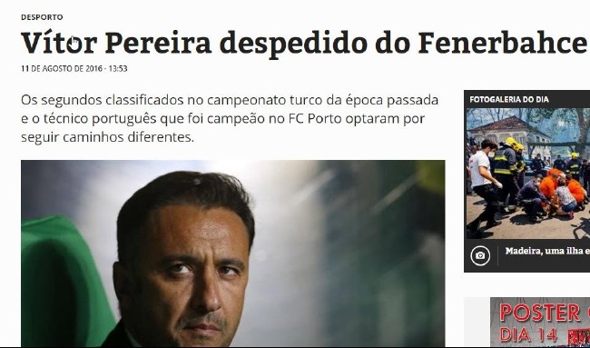 L'Equipe: Vitor Pereira kovuldu 3