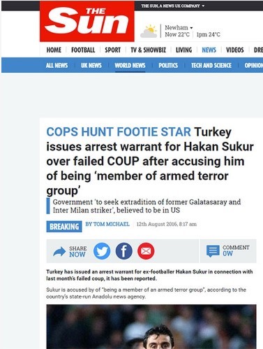 Yakalama kararı dış basında 2