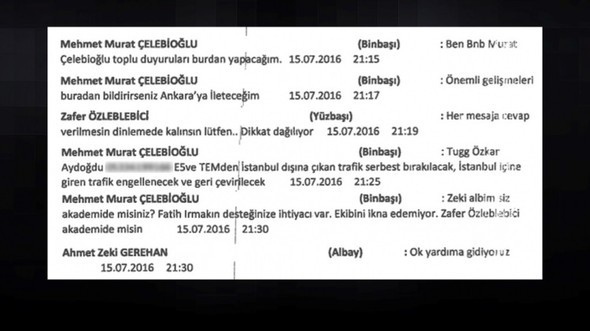 Darbecilerin 15 Temmuz gecesi yaşanan 'whatsapp' konuşmaları ortaya çıktı 1