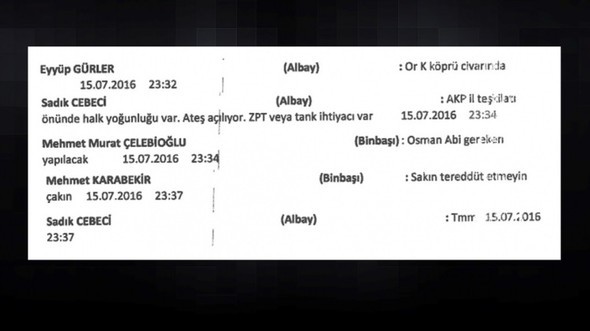 Darbecilerin 15 Temmuz gecesi yaşanan 'whatsapp' konuşmaları ortaya çıktı 15