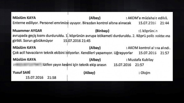 Darbecilerin 15 Temmuz gecesi yaşanan 'whatsapp' konuşmaları ortaya çıktı 2