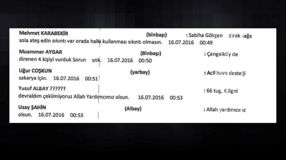 Darbecilerin 15 Temmuz gecesi yaşanan 'whatsapp' konuşmaları ortaya çıktı 23