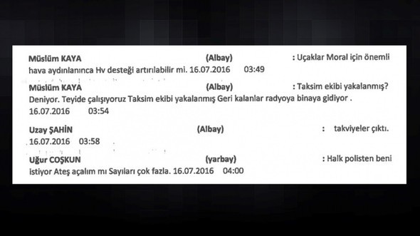 Darbecilerin 15 Temmuz gecesi yaşanan 'whatsapp' konuşmaları ortaya çıktı 34