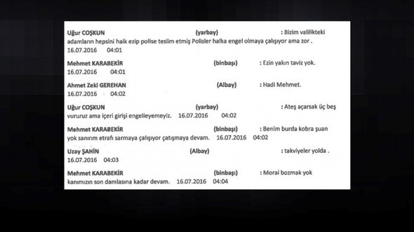 Darbecilerin 15 Temmuz gecesi yaşanan 'whatsapp' konuşmaları ortaya çıktı 35