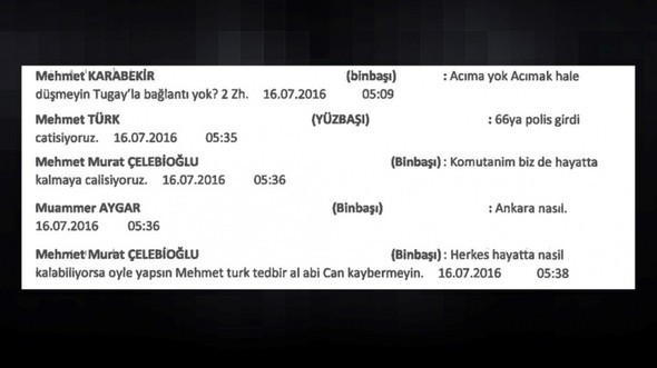 Darbecilerin 15 Temmuz gecesi yaşanan 'whatsapp' konuşmaları ortaya çıktı 38