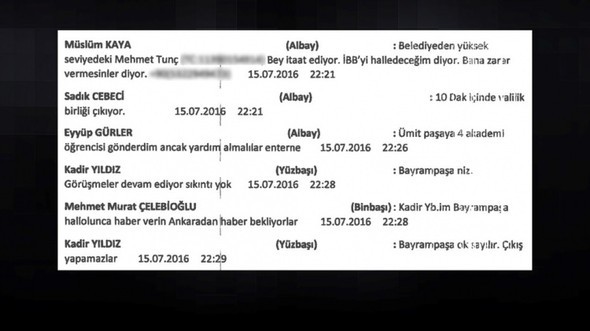 Darbecilerin 15 Temmuz gecesi yaşanan 'whatsapp' konuşmaları ortaya çıktı 4