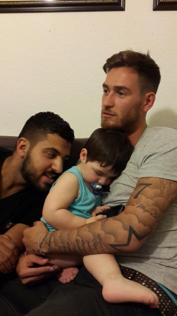 Tribünde babasından dualı destek 9