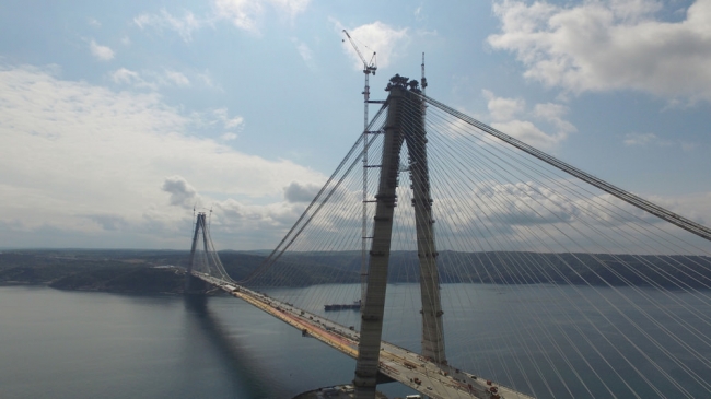 Aşama aşama Yavuz Sultan Selim Köprüsü 30