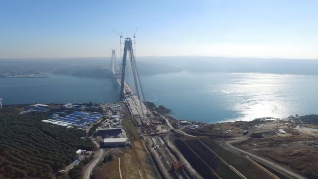 Aşama aşama Yavuz Sultan Selim Köprüsü 28