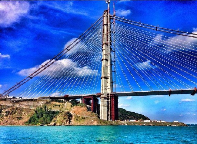 Aşama aşama Yavuz Sultan Selim Köprüsü 10