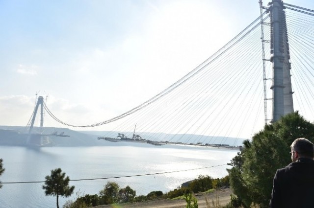 Aşama aşama Yavuz Sultan Selim Köprüsü 16