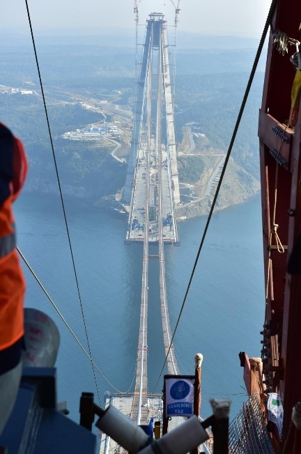 Aşama aşama Yavuz Sultan Selim Köprüsü 17