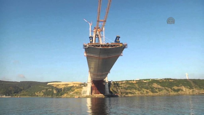 Aşama aşama Yavuz Sultan Selim Köprüsü 24