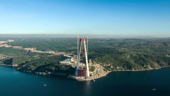 Aşama aşama Yavuz Sultan Selim Köprüsü 26