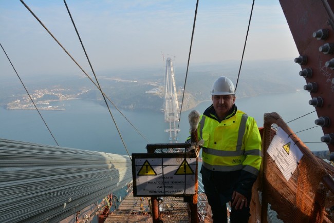 Aşama aşama Yavuz Sultan Selim Köprüsü 18