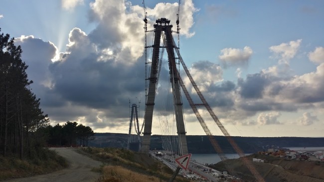 Aşama aşama Yavuz Sultan Selim Köprüsü 3