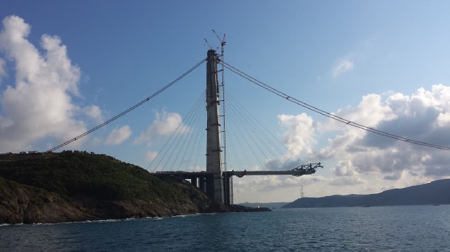 Aşama aşama Yavuz Sultan Selim Köprüsü 4