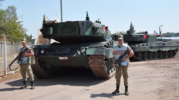 İstanbul'dan gönderilen tank ve obüsler Gaziantep İslahiye'de 5