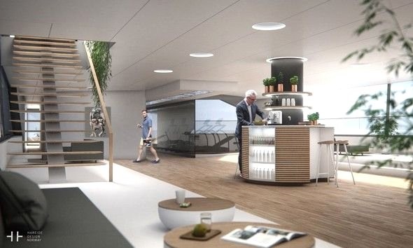 Güvertesinde kumsal bile var 8