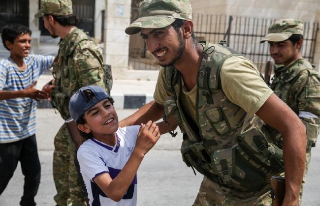 Cerablus'ta 'özgürlük' sevinci 11