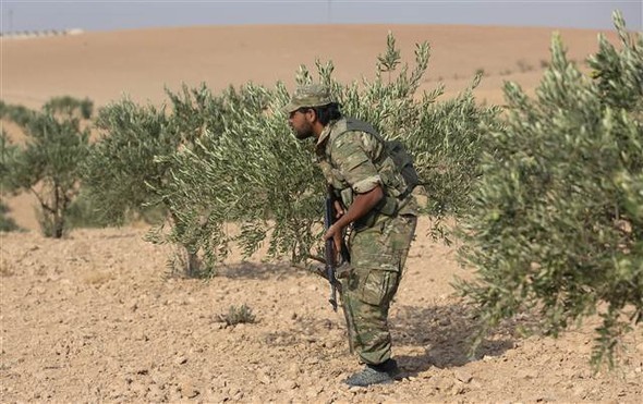 İşte TSK destekli ÖSO'nun Sacur Çayı'ndan ilk görüntüleri 13