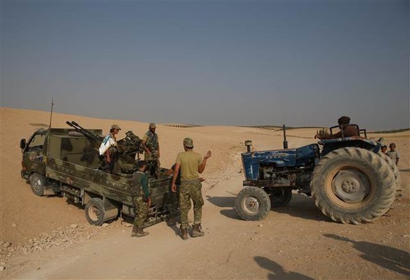 İşte TSK destekli ÖSO'nun Sacur Çayı'ndan ilk görüntüleri 2