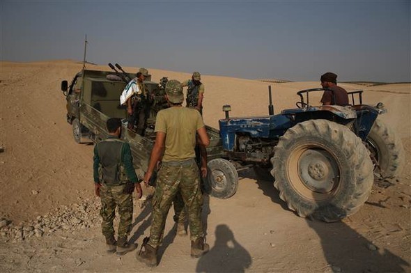 İşte TSK destekli ÖSO'nun Sacur Çayı'ndan ilk görüntüleri 27