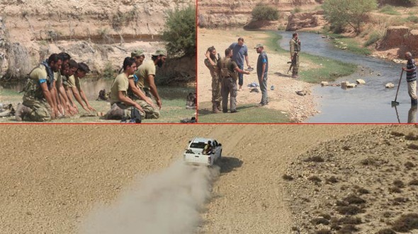 İşte TSK destekli ÖSO'nun Sacur Çayı'ndan ilk görüntüleri 31