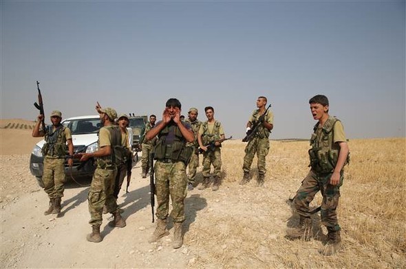 İşte TSK destekli ÖSO'nun Sacur Çayı'ndan ilk görüntüleri 5