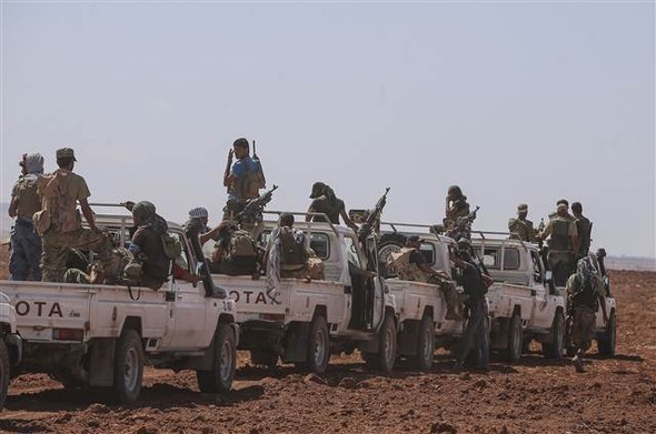 IŞİD sınırdan atıldı, Azez-Cerablus birleşti 45