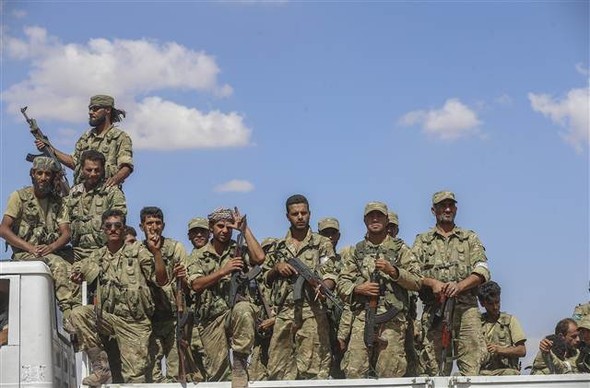 IŞİD sınırdan atıldı, Azez-Cerablus birleşti 1