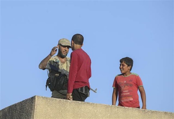 IŞİD sınırdan atıldı, Azez-Cerablus birleşti 4