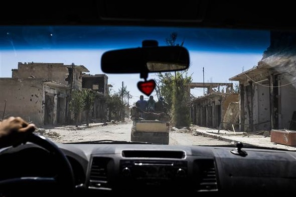 IŞİD sınırdan atıldı, Azez-Cerablus birleşti 6