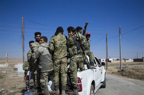 IŞİD sınırdan atıldı, Azez-Cerablus birleşti 7
