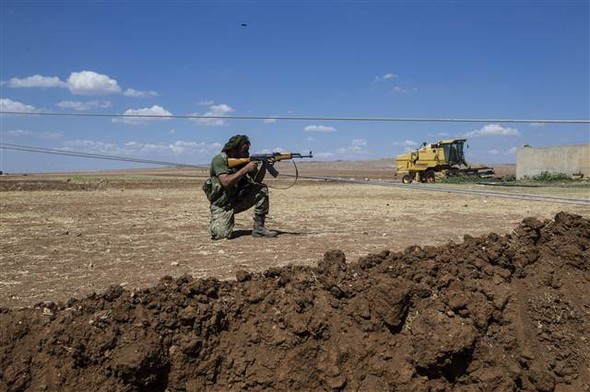 IŞİD sınırdan atıldı, Azez-Cerablus birleşti 10