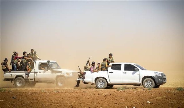 IŞİD sınırdan atıldı, Azez-Cerablus birleşti 22