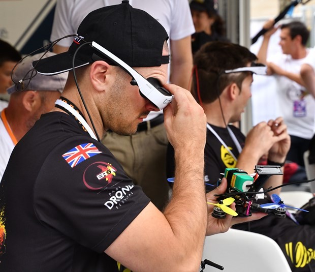 Paris'te drone yarışı 10